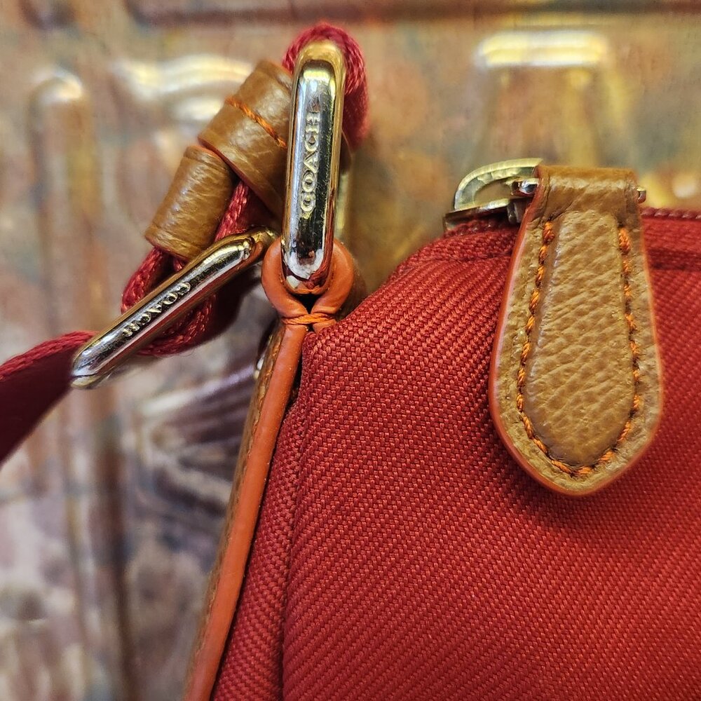 Coach Red Sawyer Crossbody Bag - Picture 2 of 16
